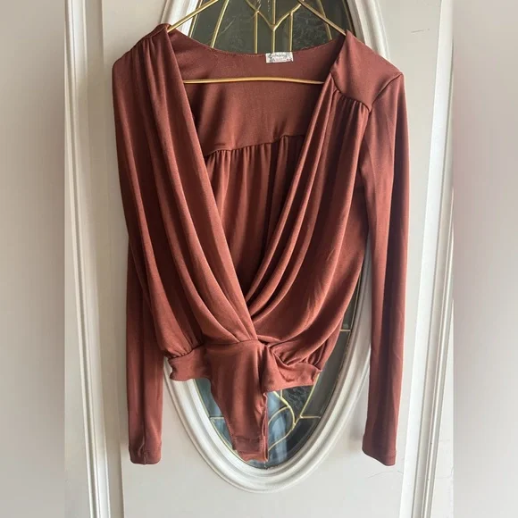 FREE PEOPLE X REVOLVE Turnt Bodysuit Mesa XS - Picture 2 of 6